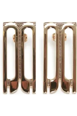 Victoria Beckham Frame stud earrings