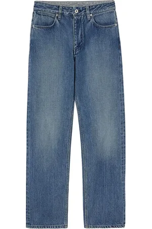 Jil Sander Logo-appliqué straight-leg jeans