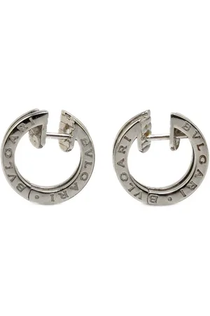 Bvlgari 2021-2023 18K White Gold B.Zero1 Hoop earrings