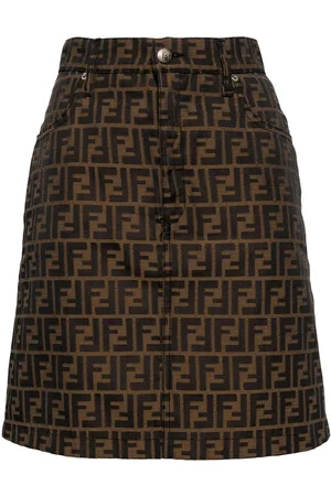 Fendi 1990-2000’s zucca pattern skirt