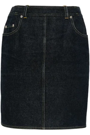 CHANEL 1990-2000 denim skirt