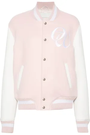 OFF-WHITE Script Type varsity jacket