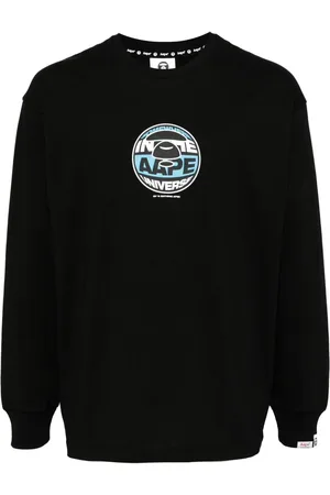 A Bathing Ape Logo-print long-sleeve T-shirt