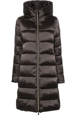save the duck Logo-patch coat