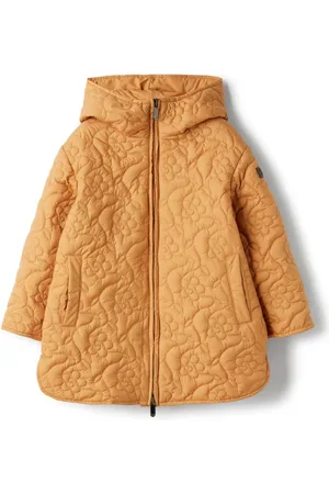 Il gufo Floral quilted hooded coat