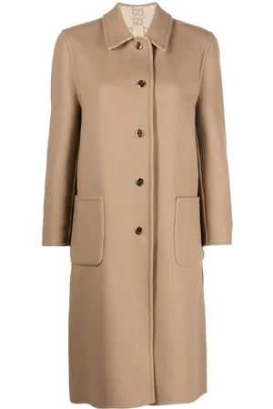Gucci Reversible GG-print wool coat