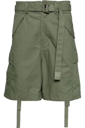 SACAI Belted shorts