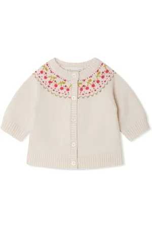 BONPOINT Tatiana intarsia-knit cardigan