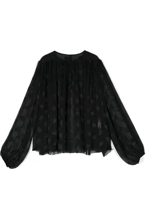 Dolce & Gabbana Monogram-dévore blouse