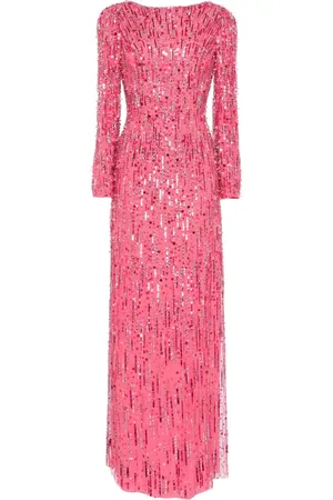 Jenny Packham Atlas sequin-embellished gown