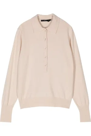SEVENTY BY SERGIO TEGON Fine-knit polo sweater