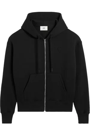 Ami Ami de Coeur zipped cotton hoodie