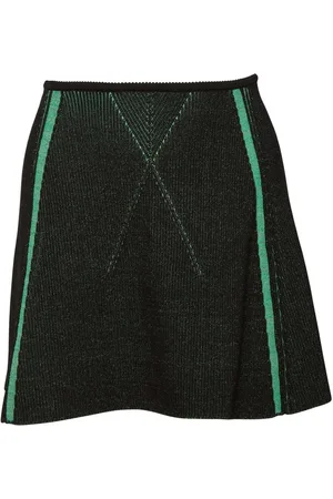 FLEUR DU MAL Ribbed-knit mini skirt