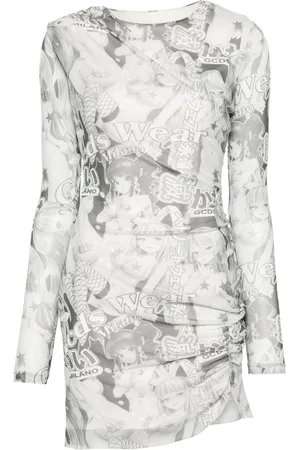 GCDS Hentai tulle mini dress