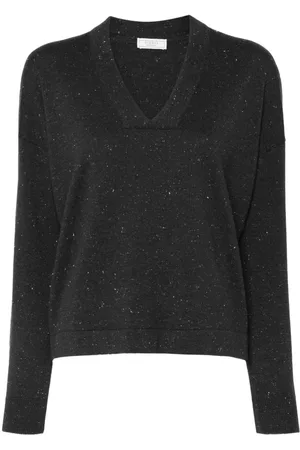 PESERICO SIGN Metallic-threading jumper