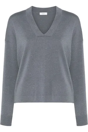 PESERICO SIGN Metallic-threading jumper