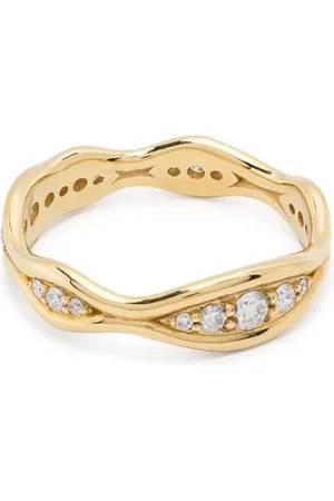 Fernando Jorge 18kt yellow Fluid Diamonds ring
