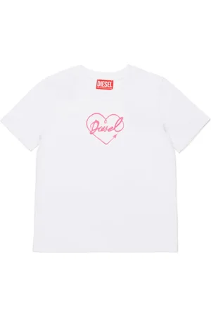 Diesel Heart-print cotton T-shirt