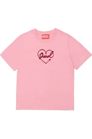 Diesel Flocked-logo cotton T-shirt