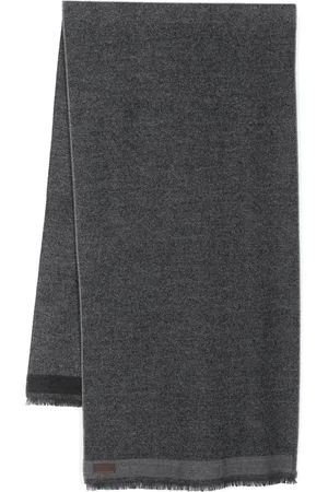 CANALI Logo-tag scarf