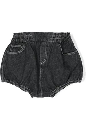 DOUUOD KIDS Logo-embroidered shorts