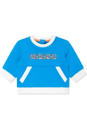Missoni Logo-appliqué cotton crew-neck sweatshirt