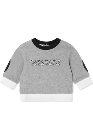 Missoni Logo-appliqué cotton crew-neck sweatshirt