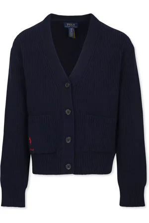 Ralph Lauren V-neck logo-embroidered cardigan