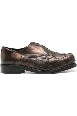 Stefan Cooke Star square-toe derby shoes