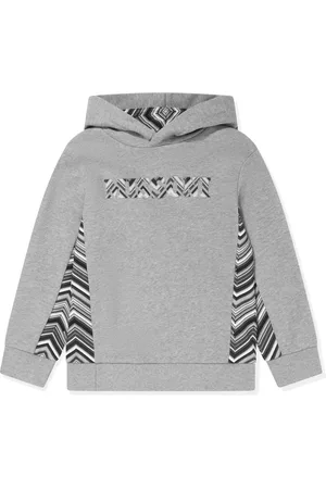 Missoni Logo-geometric-print cotton hoodie