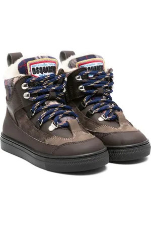 Dsquared2 Logo-embroidered ankle boots