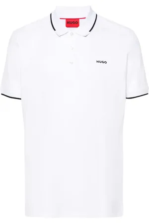 HUGO BOSS Logo-appliqué polo shirt