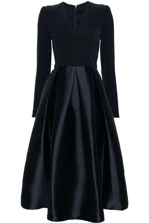 RHEA COSTA Crepe midi dress