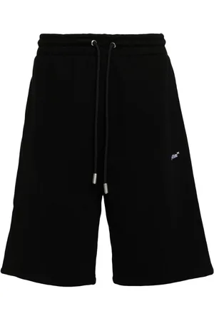 OFF-WHITE Embroidered-motif track shorts