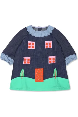 Stella McCartney Appliqué-detailing organic-cotton dress
