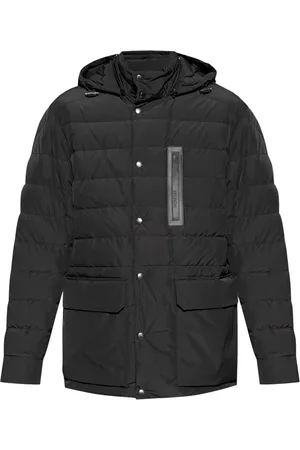 Moncler Logo-appliqué padded coat