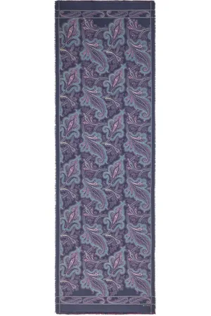 Etro Printed reversible scarf