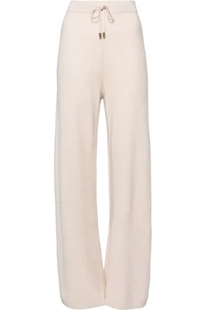 N.PEAL Honeycomb knitted trousers