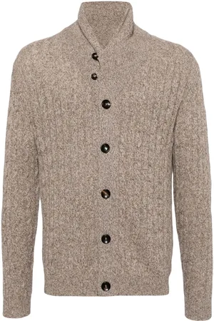 N.PEAL Garrick Shawl cashmere cardigan