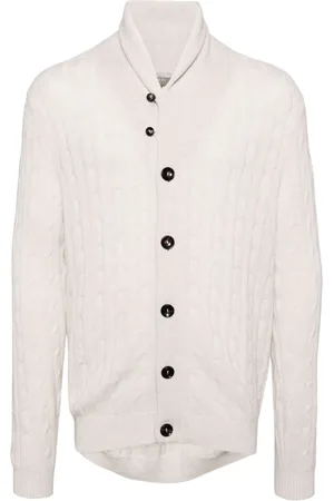 N.PEAL Garrick Shawl cashmere cardigan