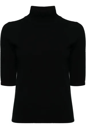 N.PEAL Mock-neck cashmere jumper