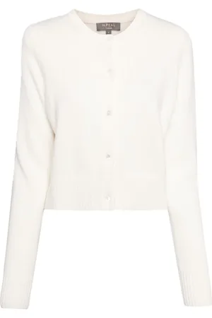 N.PEAL Round-neck cashmere cardigan