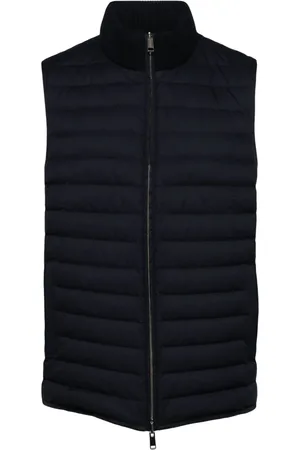 N.PEAL Reversible cotton blend gilet