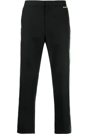 KOCHÉ Side-stripe straight-leg trousers
