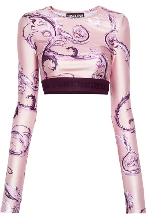 VERSACE Watercolor Couture-print track shorts