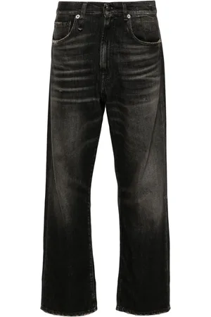 R13 Logo-patch jeans