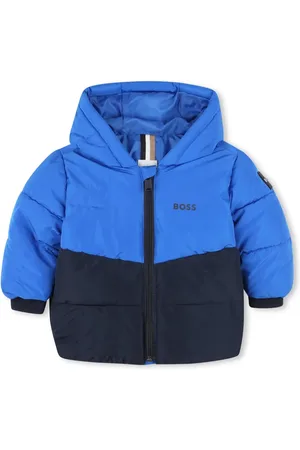 HUGO BOSS Colour-block puffer jacket