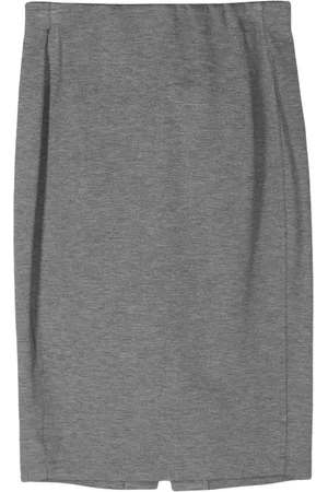 SEVENTY BY SERGIO TEGON Mélange midi skirt