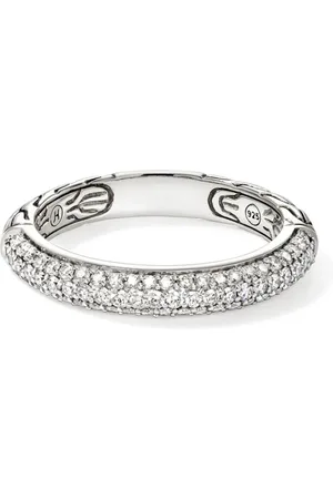 John Hardy Sterling JH Essential diamond band ring