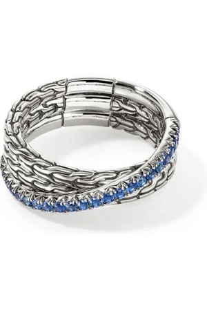 John Hardy Sterling JH Essential Crossover diamond ring